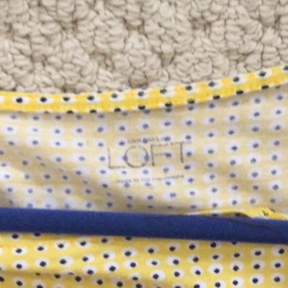 Loft Women’s T-shirt Pollka Dot Summer T-Shirt! - Picture 2 of 2